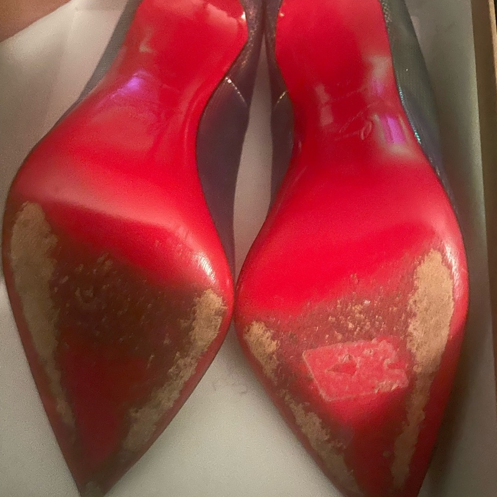 Christian Louboutin So Kate 120 Tissu Scarabe - Picture 8 of 9